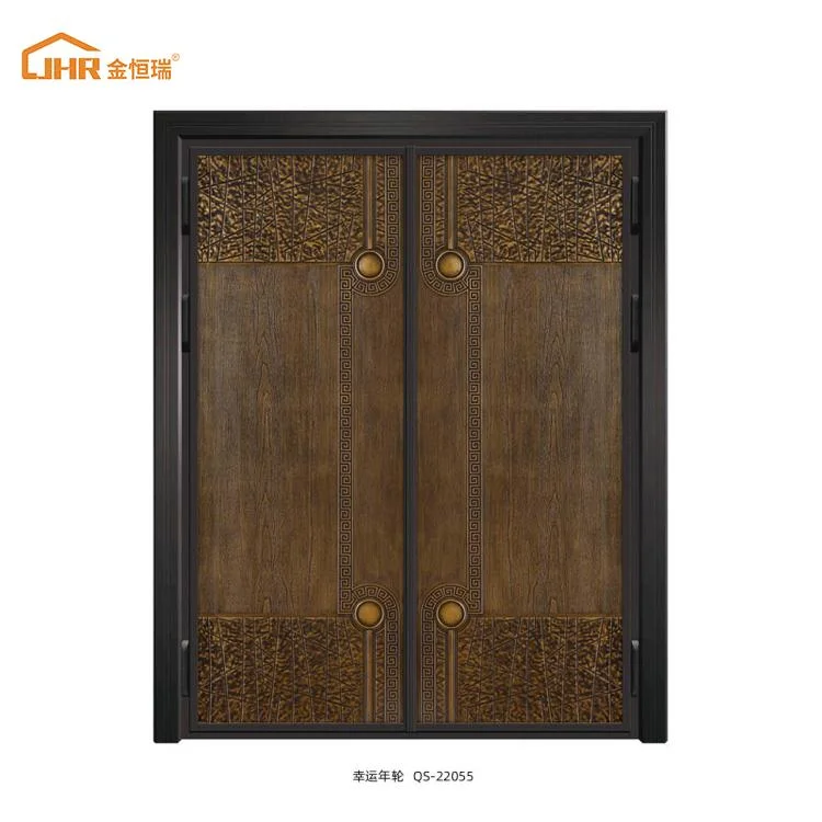 Aluminum Modern Double Casement Front Entrance Door Aluminium Glass Bathroom Swing Doors