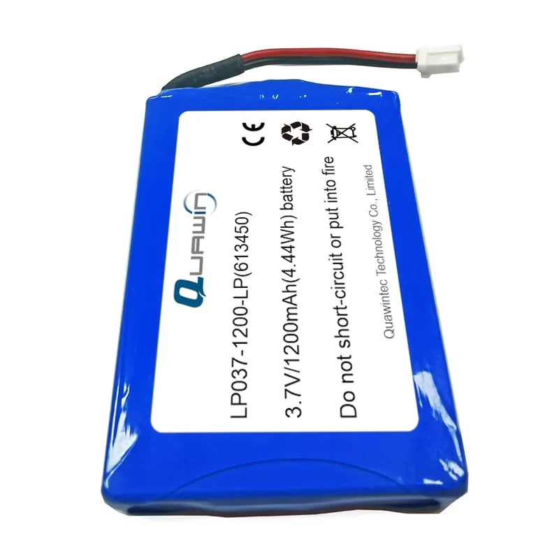 Premium Battery for Medical and Aesthetic Devices 603450 613450 623450 653550 Square Aluminum Casing 3.6V 3.7V 1200mAh Capacity