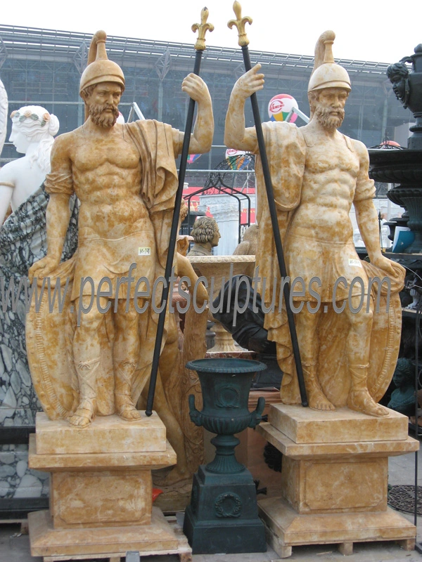 Marble Carving Statue Antique Sculpture Carved Stone for Garden Decoration (SY-X1191)