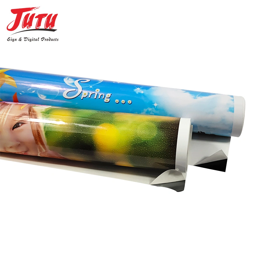 Jutu Self Adhesive Vinyl Film for Vehicle Advertising Signs, Car Decoration Outdoor Promotional Graphics