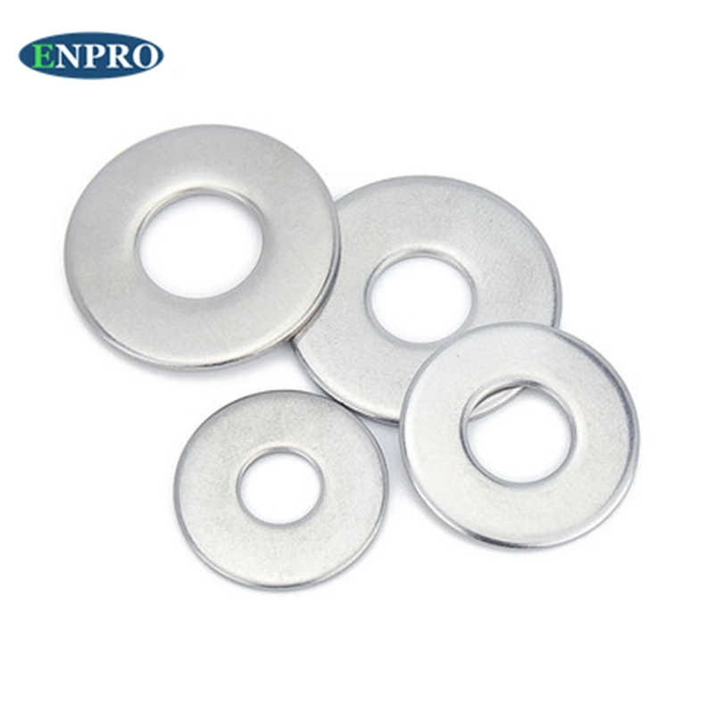 DIN 125 All Size Caron Steel/ Stainless Steel Round Gasket Flat Washer M3 M4 M5 M6 M8 M10 M12 with Round Hole