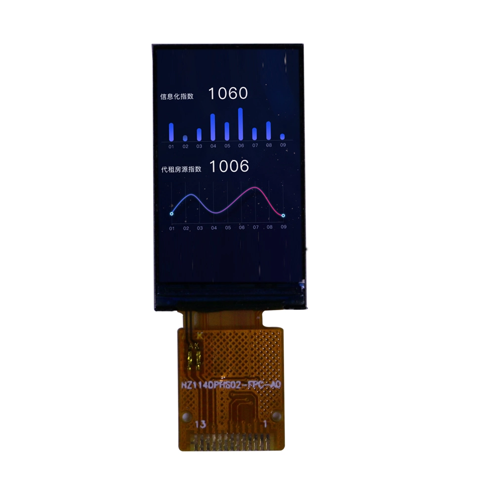 1.14 Affichage TFT LCD avec 135*240 Petite taille pour Smart Watch Display