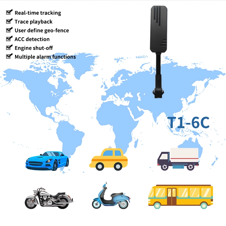 Car Wired GPS Tracker Geo Fencing Notification Alarm 2g for Car