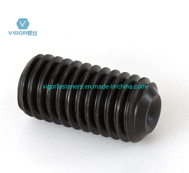 High Tensile Alloy Steel Hex Socket Set Screw DIN916/915/914/913 Grub Concave Screws for Electronic Industry