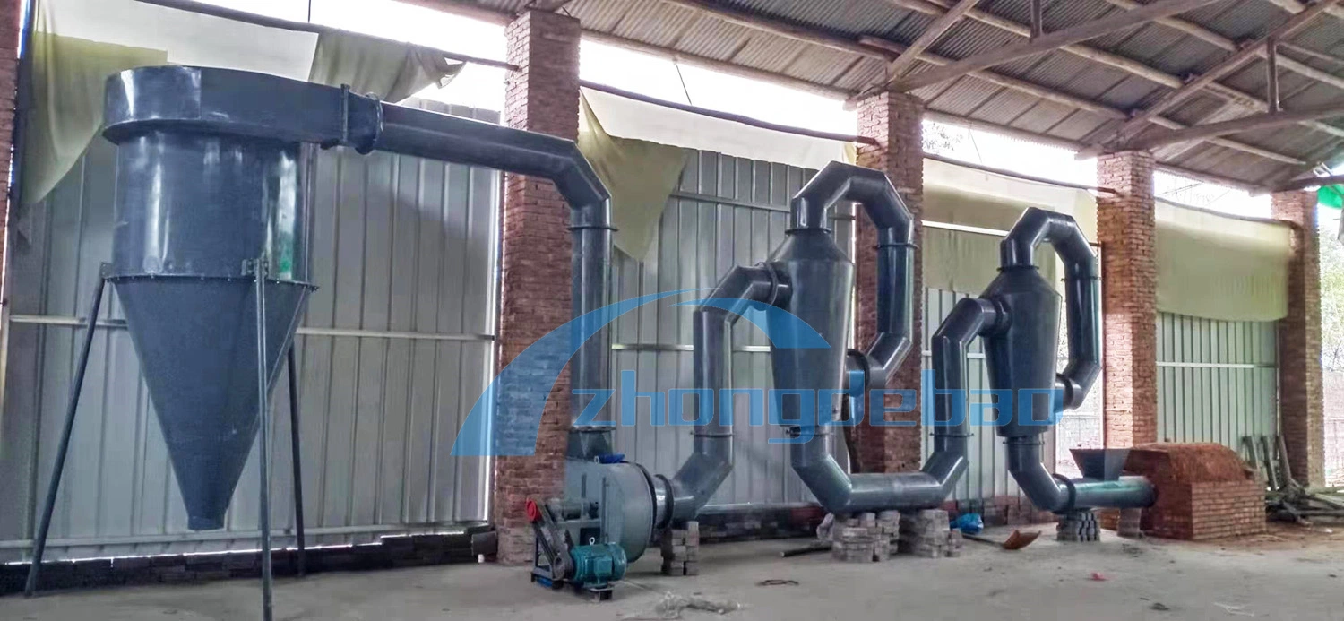 Newest Sawdust Hot Air Dryer Pipe Dryer/Wood Sawdust Airflow Pipe Drying Machine with Large Capacity