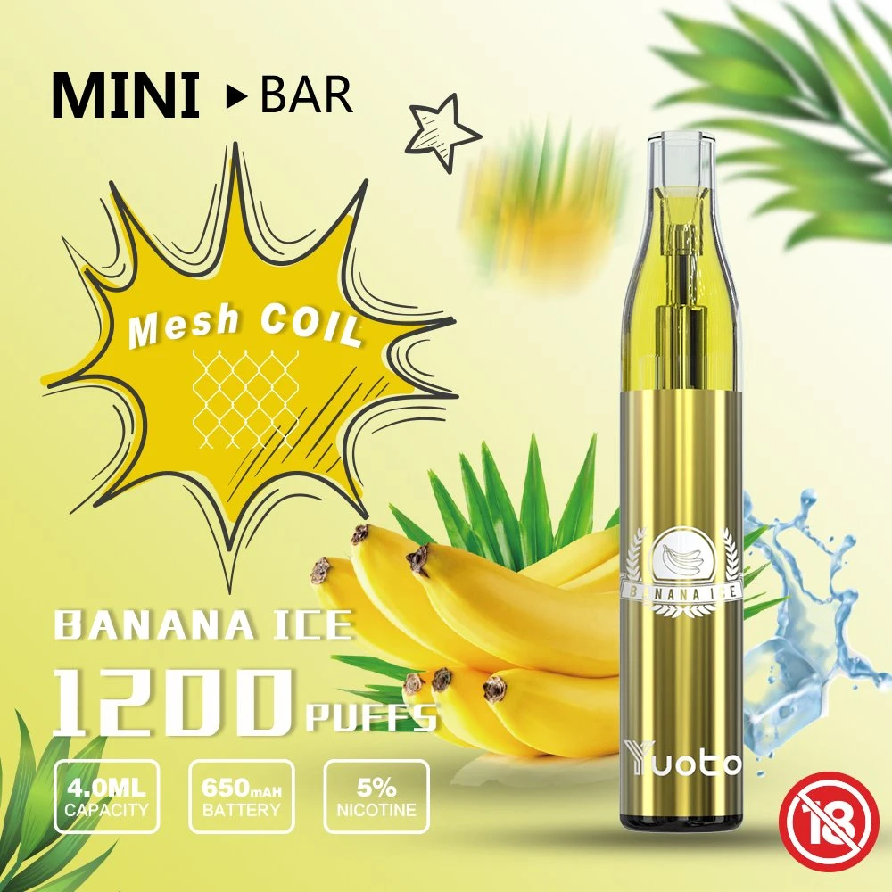 Factory Wholesale/Supplier Price Yuoto Mini Bar Filled with Mesh Coils 650 mAh Battery Capacity