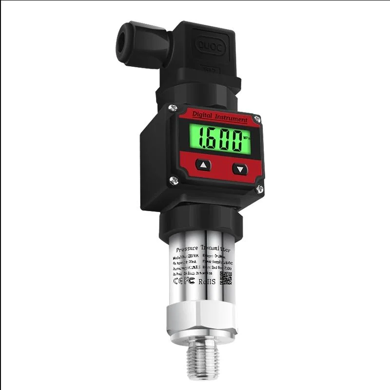 Combustible industrial de alta temperatura Sensor de presión con display LCD LED