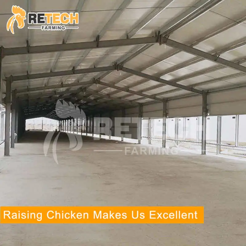 prefab steel structure poultry farm commercial chicken house for sale