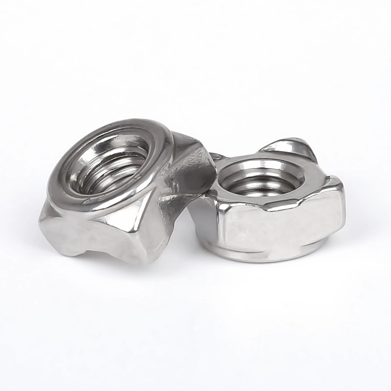 201 304 316 Stainless Steel Hex Flange Wing Rivet Hexagon Lock Insert Cap Square Eye Coupling Knurls Cap Round Nut