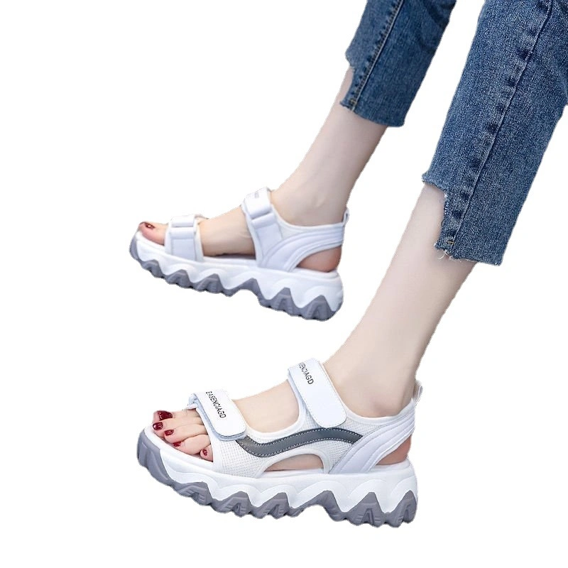 2023 Fashion Women Shoes Sandals Open Toe PU Outdoor Lady Sandals Shoes