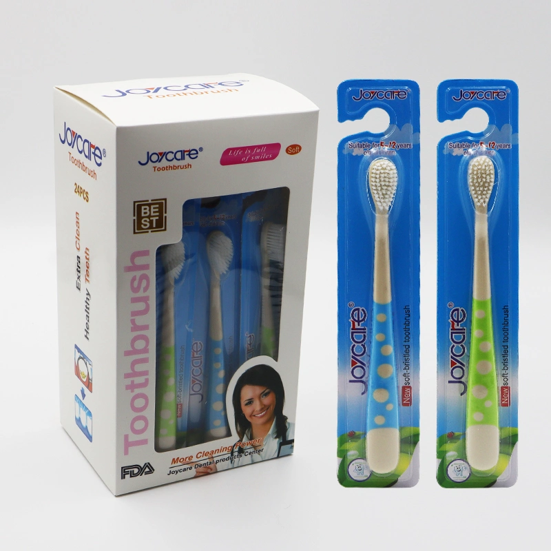 FDA Approved Kids/Child Toothbrush Custom Logo Toothbrush with Dense Extra Soft Bristles