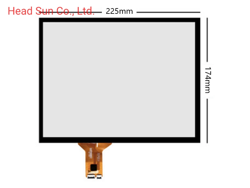 10.4" Capacitive Touch Screen I2c Interface Industrial Multi-Touch G+G