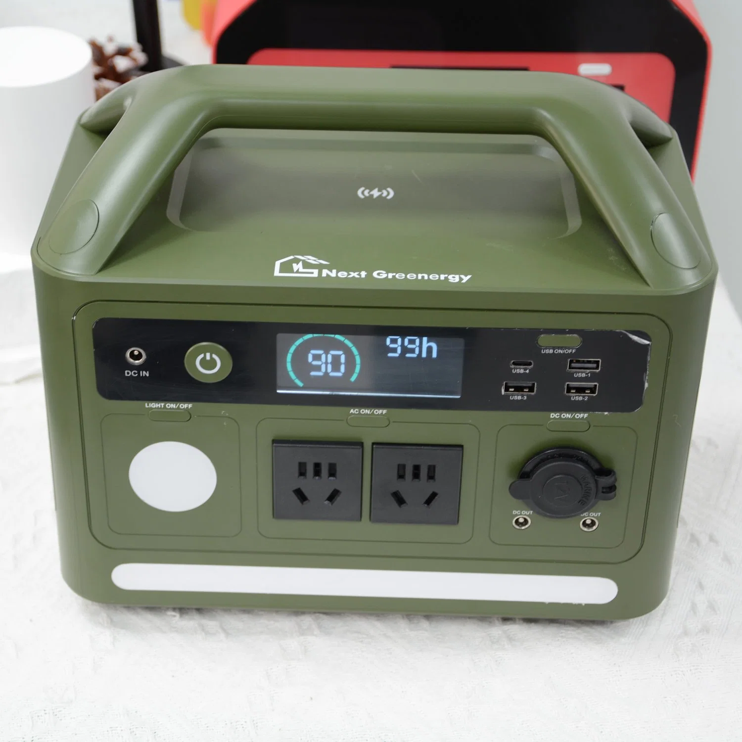 Next Greenergy 600W 561.6wh Fast Charge Solar Generator Portable Power Station