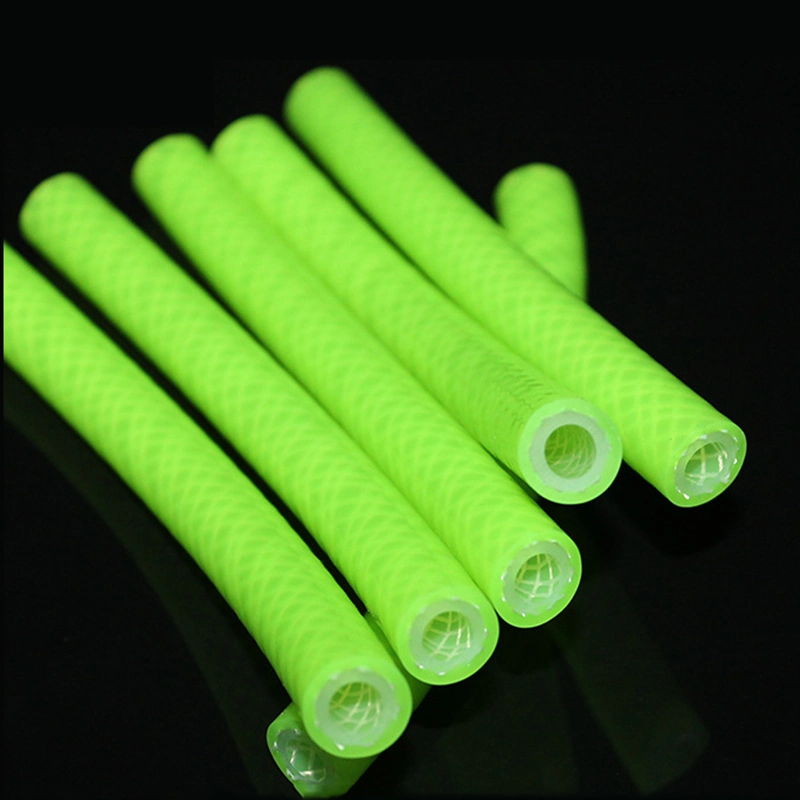 High Pressure Resistance Industrial Grade Polyester Braided Silicone Rubber Air Tube