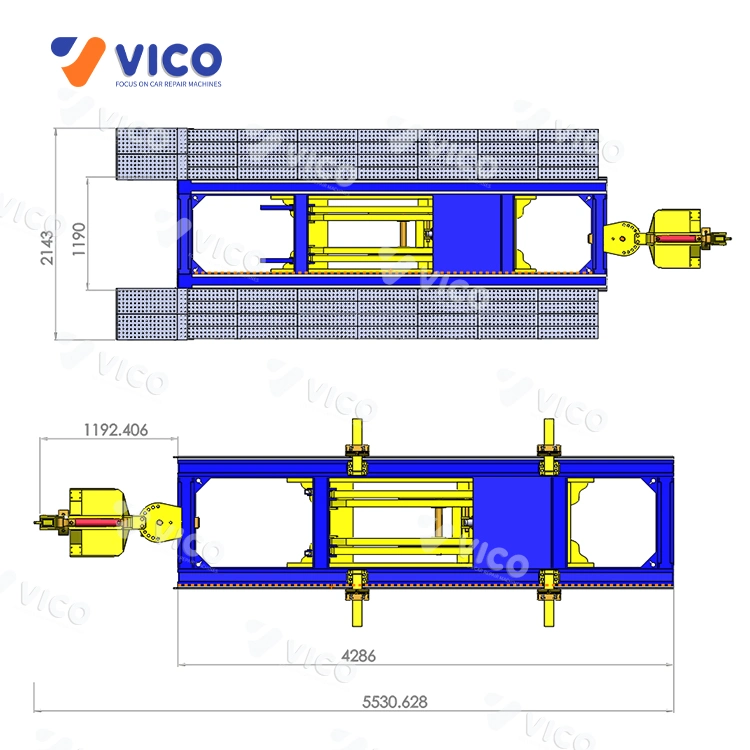 Vico Auto Body Centre de collision banc de réparation