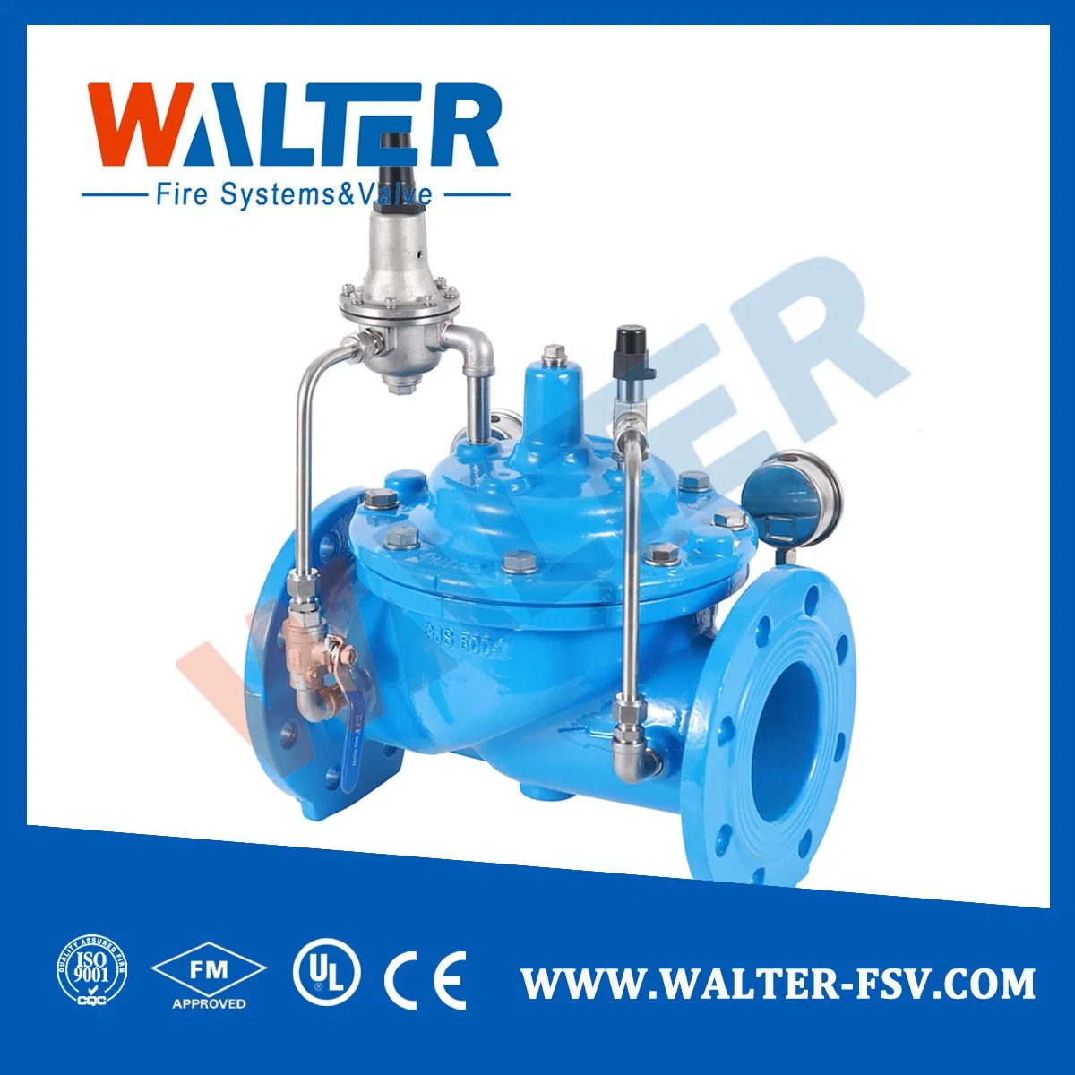 Residential Area Drinking Water Pipe Fittings Pressure Reducing Valve