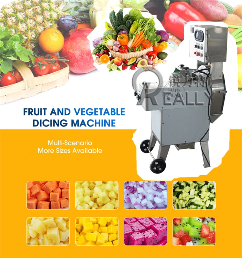 Industrial Green Vegetable Fruit and Vegetable Cutting Machine Automatic Cut/Slice Vegetable Flow Packing Machine