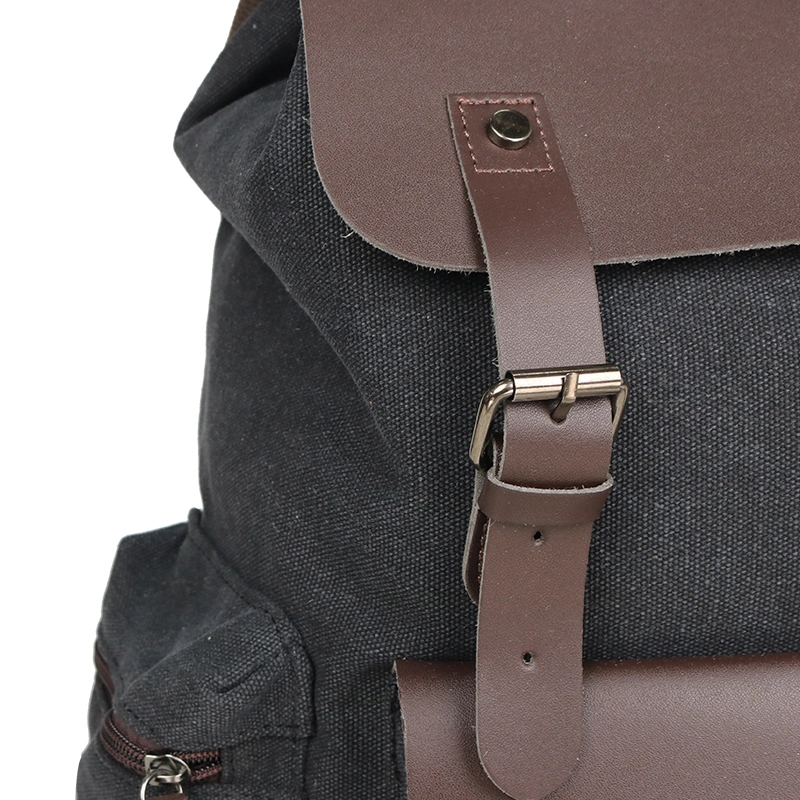 Laptop Rucksäcke mit Kordelzug für Männer Frauen Wasserdichte Canvas Rucksack Tasche