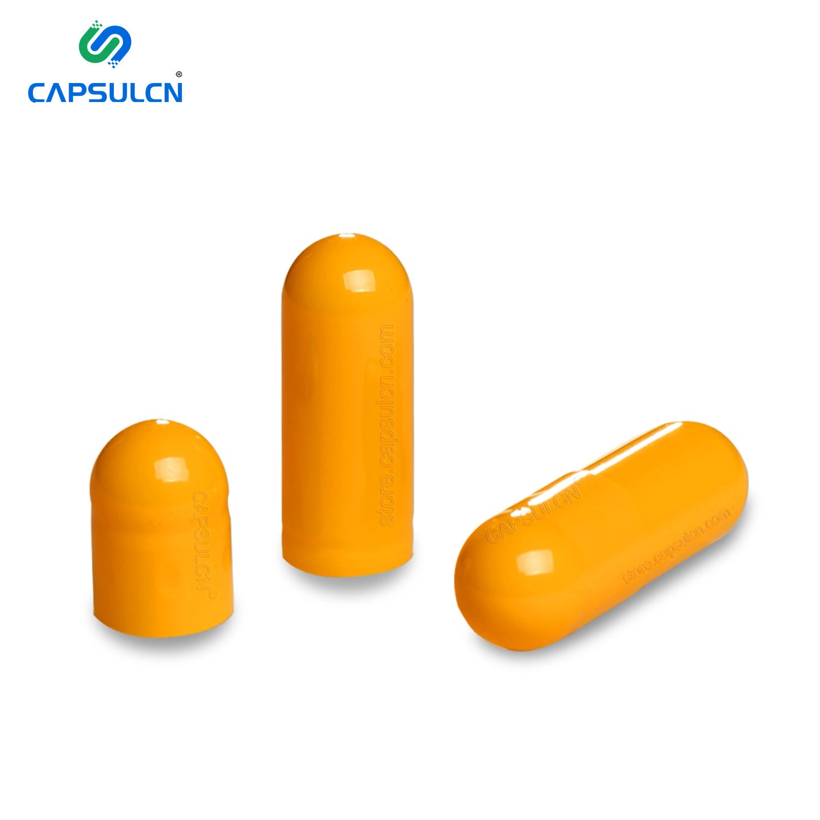 Capsulcn HPMC Orange Light Orange Clear Orange Crocus Gamboge Rattan Size 00 Vegetarian Capsules Empty Capsules