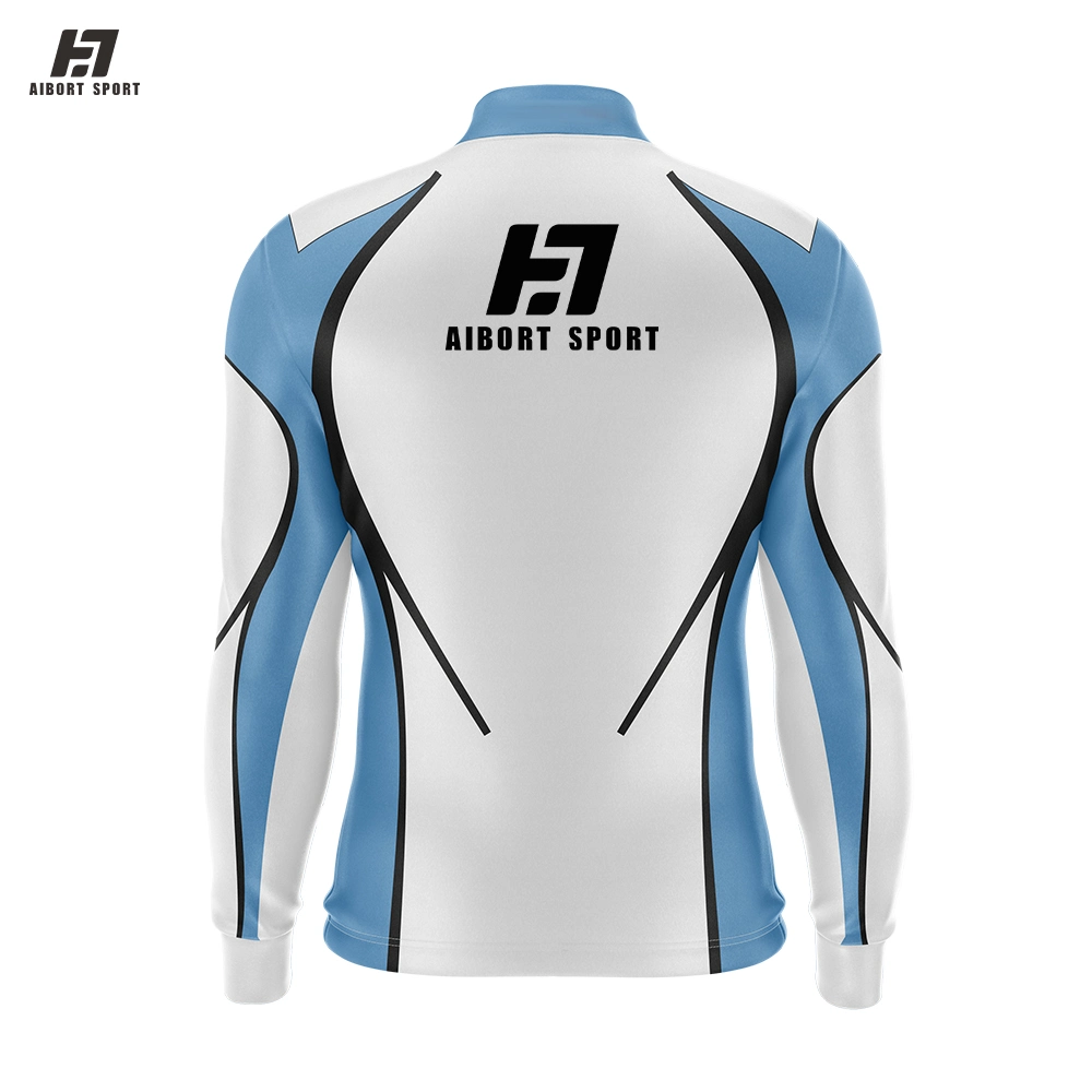 Aibort 2022 Hot Selling Custom UV Protection Fishing Shirts Mens Fishing Shirt Long Sleeve Design/