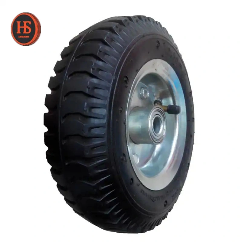 8" Heavy Duty Caster for Tool Cart, 8" Rubber Pneumatic Wheel Wheel for Hand Trolley Aluminium Tool Cart