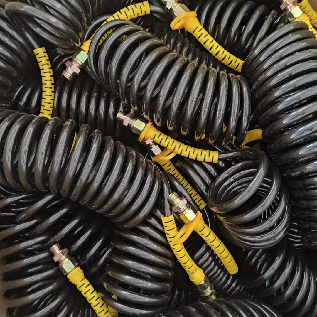 Selling High quality/High cost performance  Coiled Air Lines for Trailer Brake Air Hose