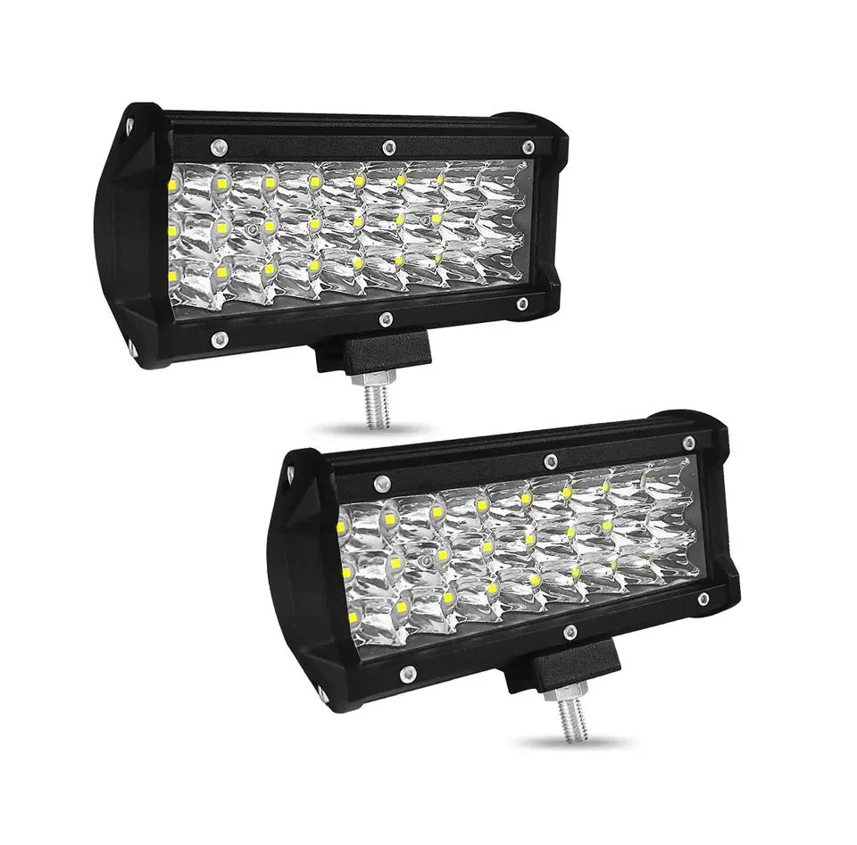 72W Work Light 12V 24V All Aluminum Shell 7 Inch Fog Light for off Road Truck LED Working Light