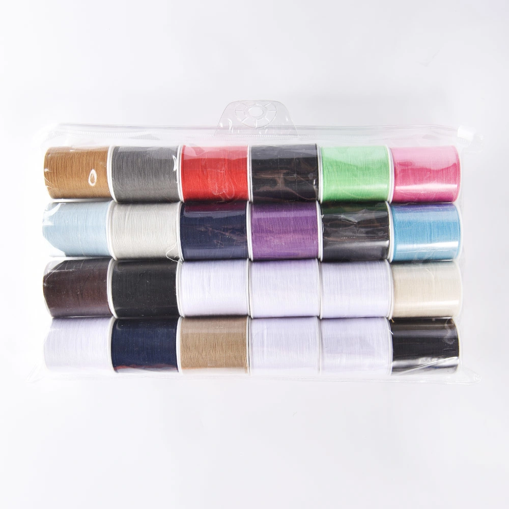 Wholesale/Supplier 40/2 200m Plastic Spool 100% Polyester Sewing Thread Set