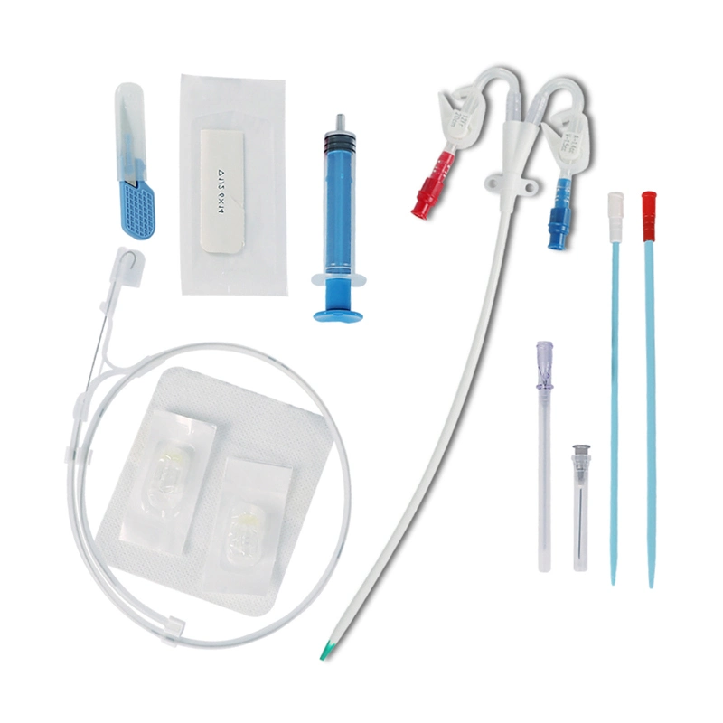 Customized Pigtail Heart Cervical Veins for Powertrialysis Double Lumen Dialysis Catheter Price