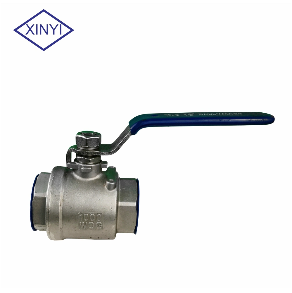 Pn16 1-10&prime; &prime; Thread Type SS304 SS316 2-PC Thread Manual Ball Valve