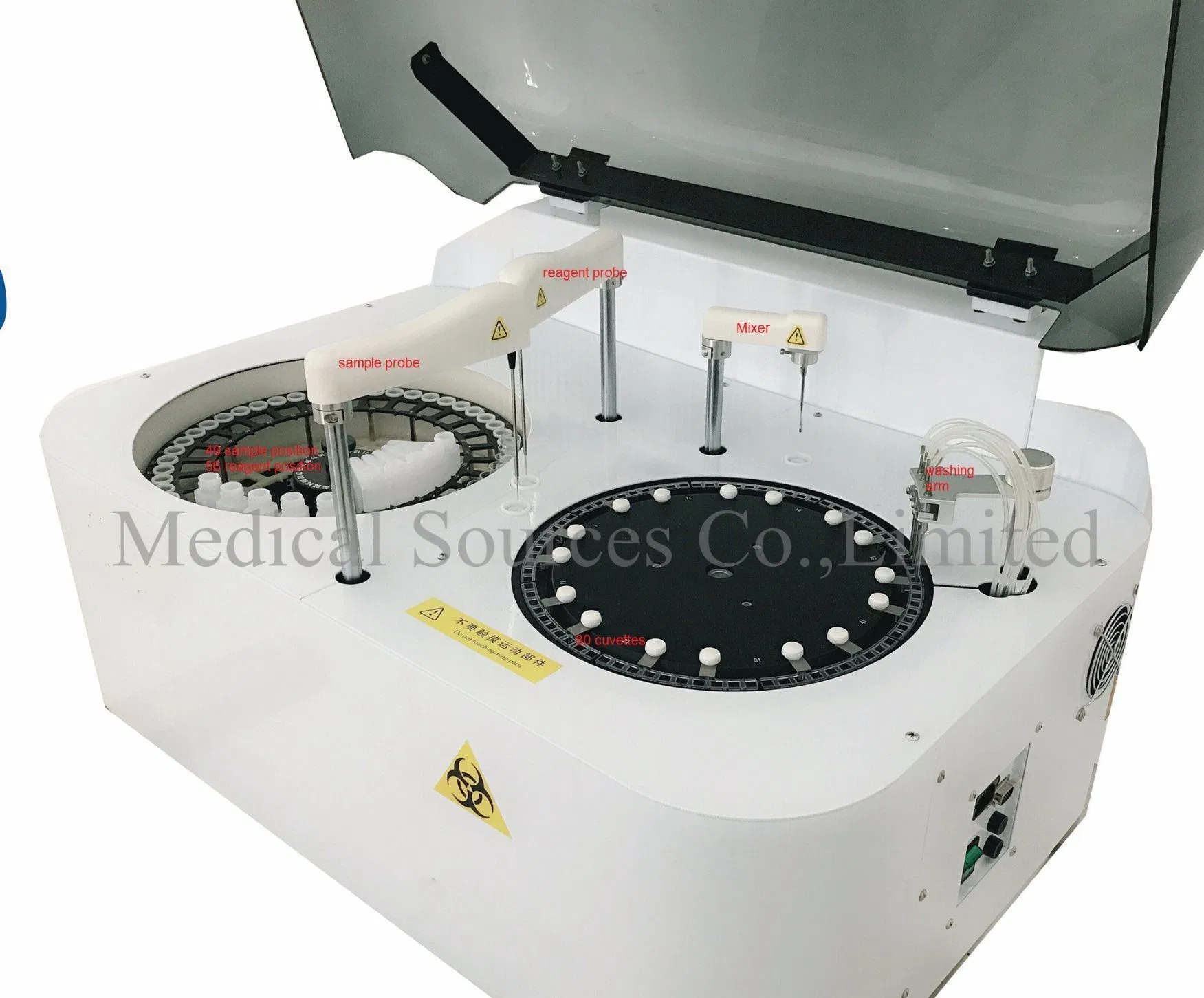 Analyseur automatique entièrement biochimique médical de bonne qualité