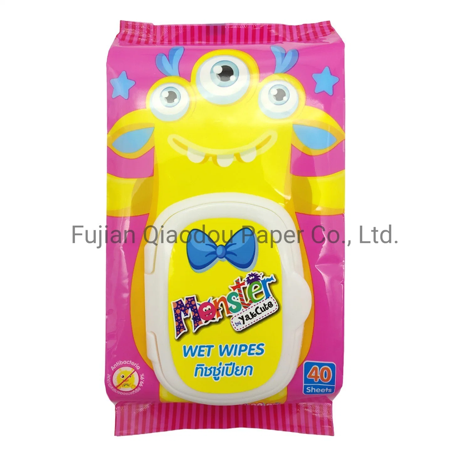 Factory Price Yakcute 40 PCS Soft Wet Tissue Tender Baby Wipes