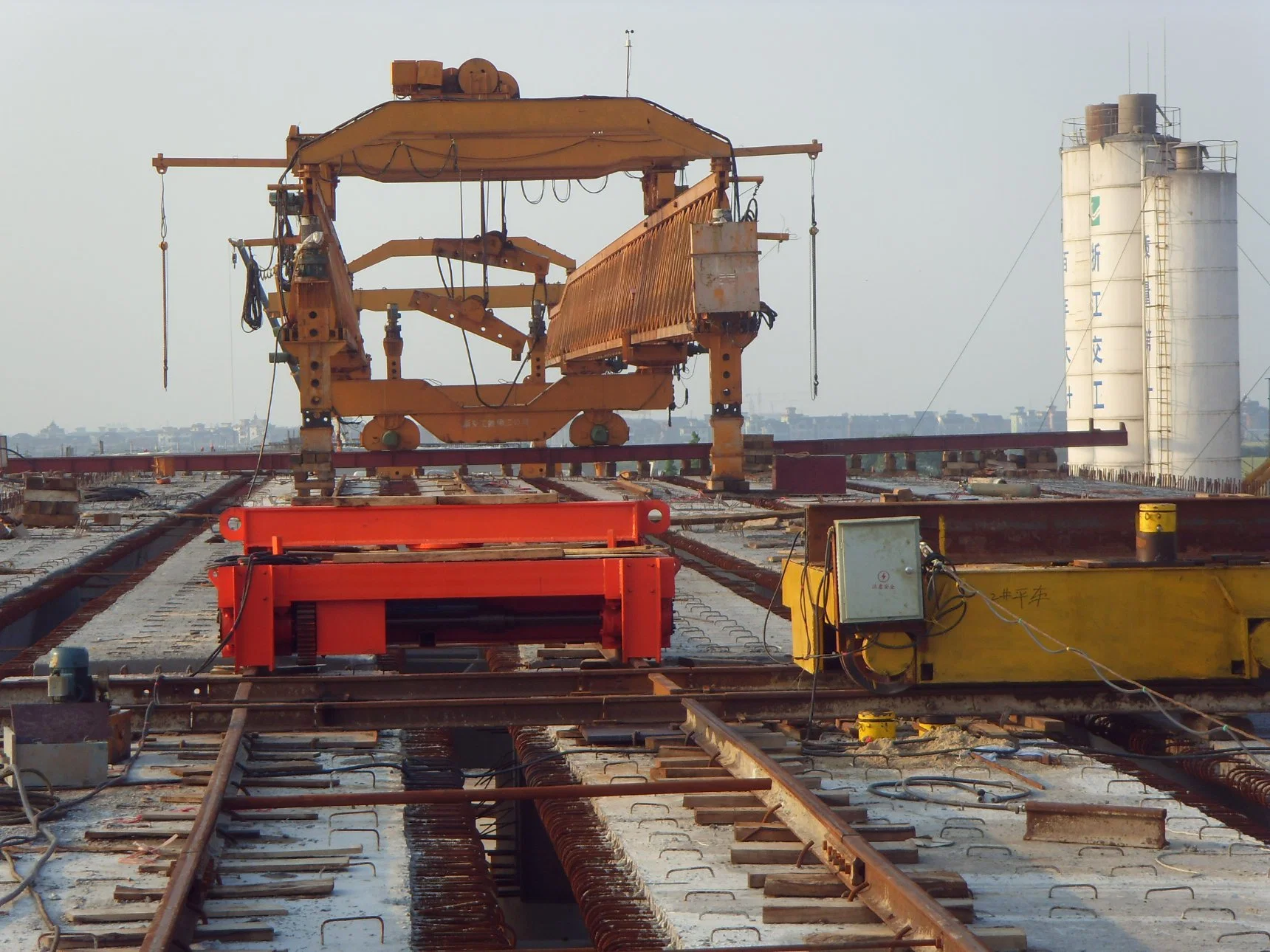 Bridge Beam Transport Vehicle for Precast Beams in Bridge Construction