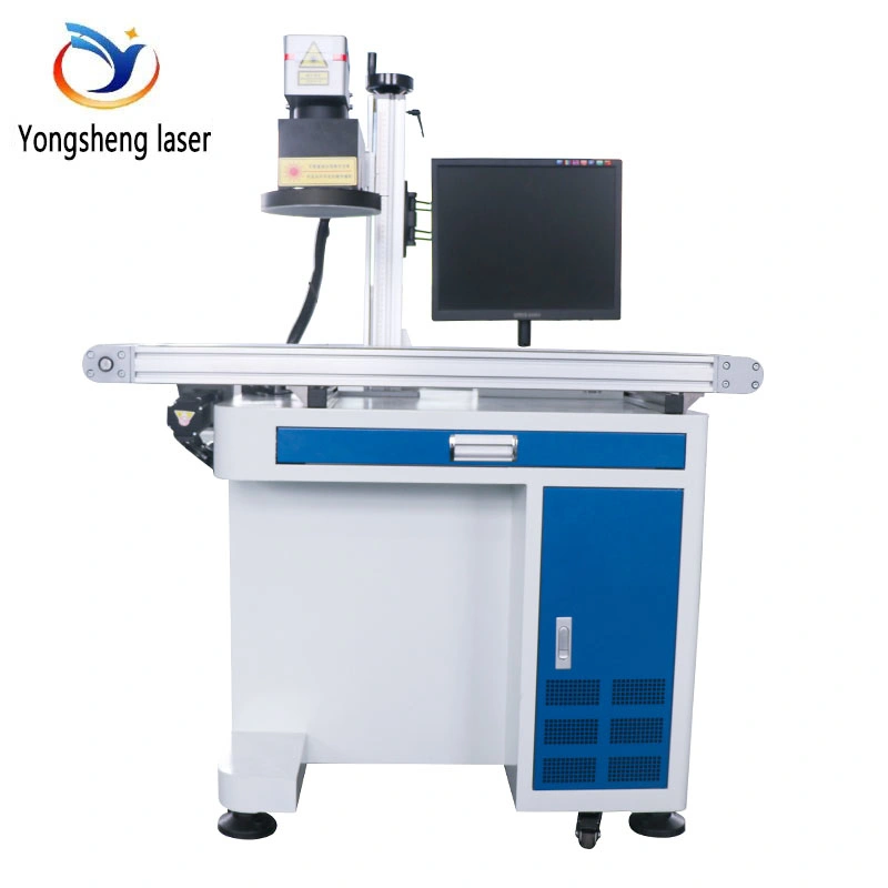 30W 50W 60W 100W Gold Silver Aluminum Steel Engraving Laser Marking Machine