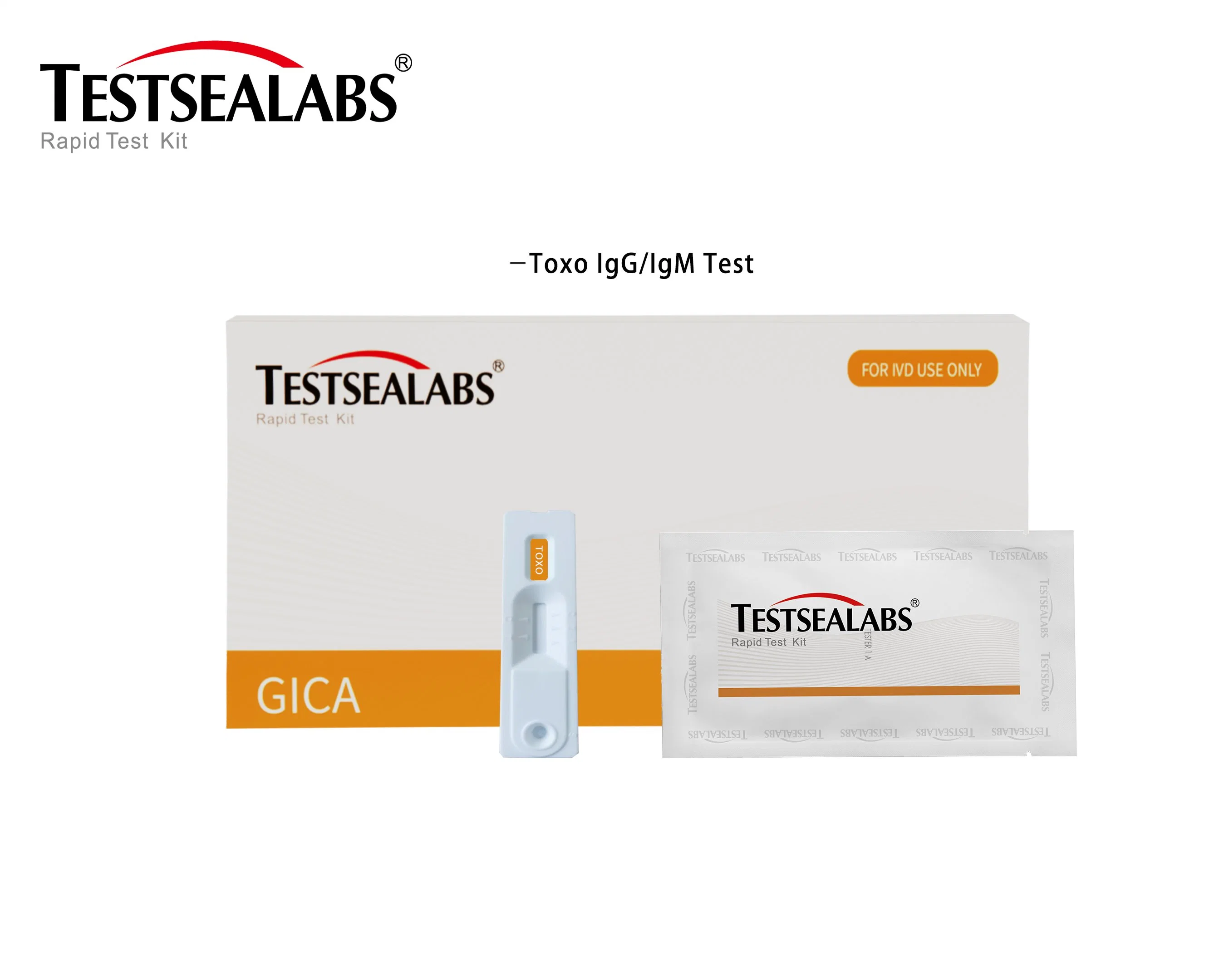 Kit de test rapide d'AC Toxo IgG/IGM Home Test Testselabs Fabricant