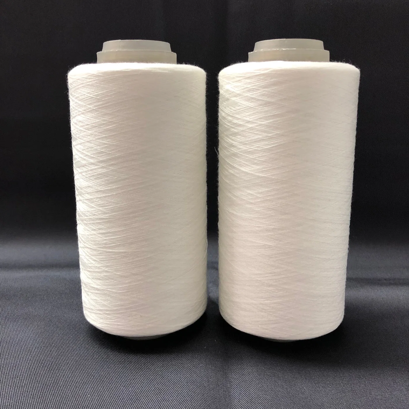 High Strength Poly Poly Core Yarn Raw White Filament Sewing Thread 16s/2/3