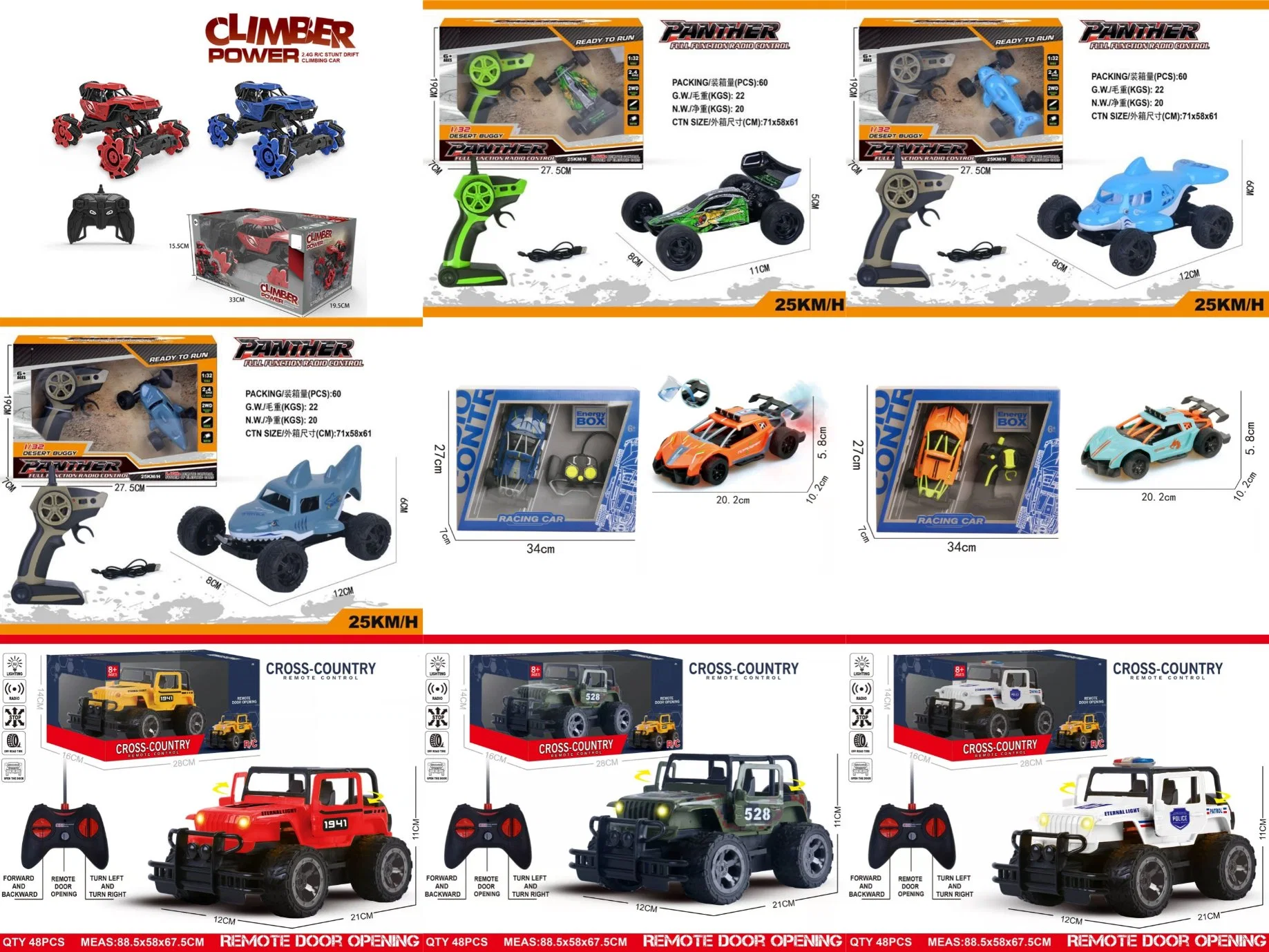 2.4G R/C Climbing Car Include Battery