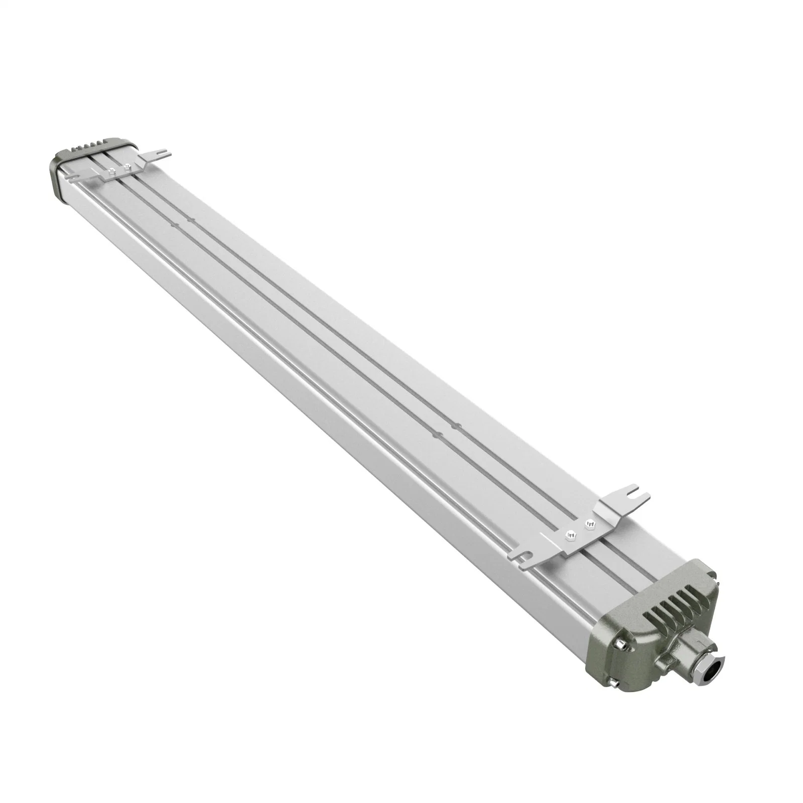 Flame Proof Linear Lamp for Industrial Coal Mine Paint Factory Explosion Proof Linear Lighting for Zone2 Area with Atex Certificate