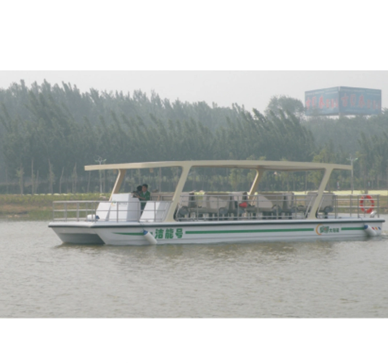 Original Price 12.8m Catamaran Fiberglass Sightseeing Boat for Sale