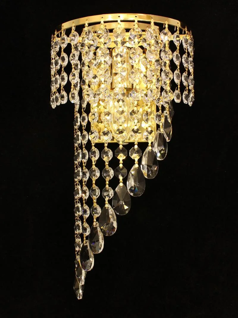 Modern Crystal Sconce Aisle Bedside Bedroom LED Wall Lamp
