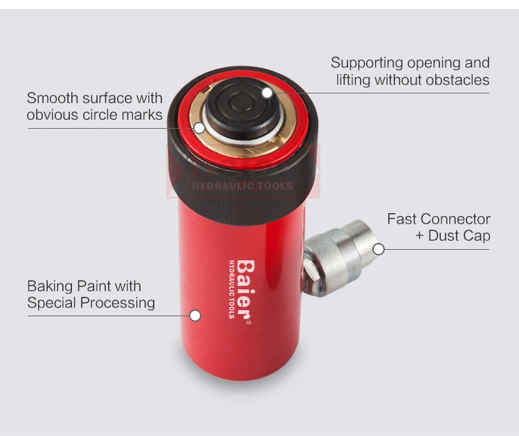 Double Acting Heavy Duty Hollow Hydraulic Cylinder