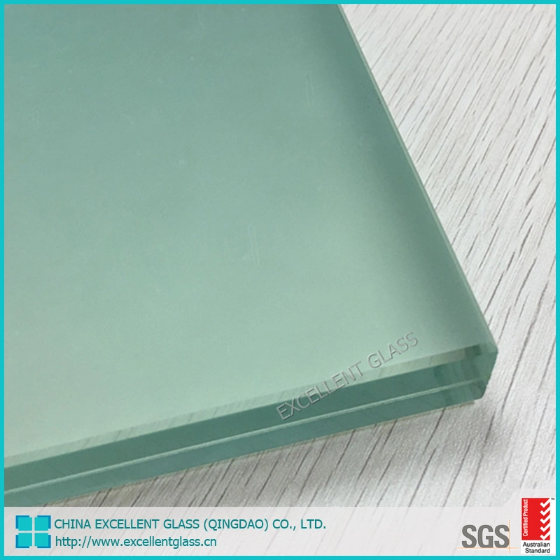 3/8" 6mm Frameless Acid Etched Tempered Glass Shower Doors Glass Ceramic Frit 6/8/10/12mm Tempered Laminated Glass with Edge Polished