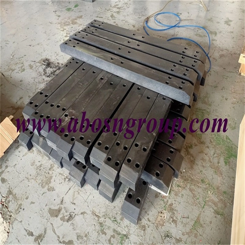 Customized Wear Resistance UHMWPE Plastic Track Pads Railway Sleeper Blocks