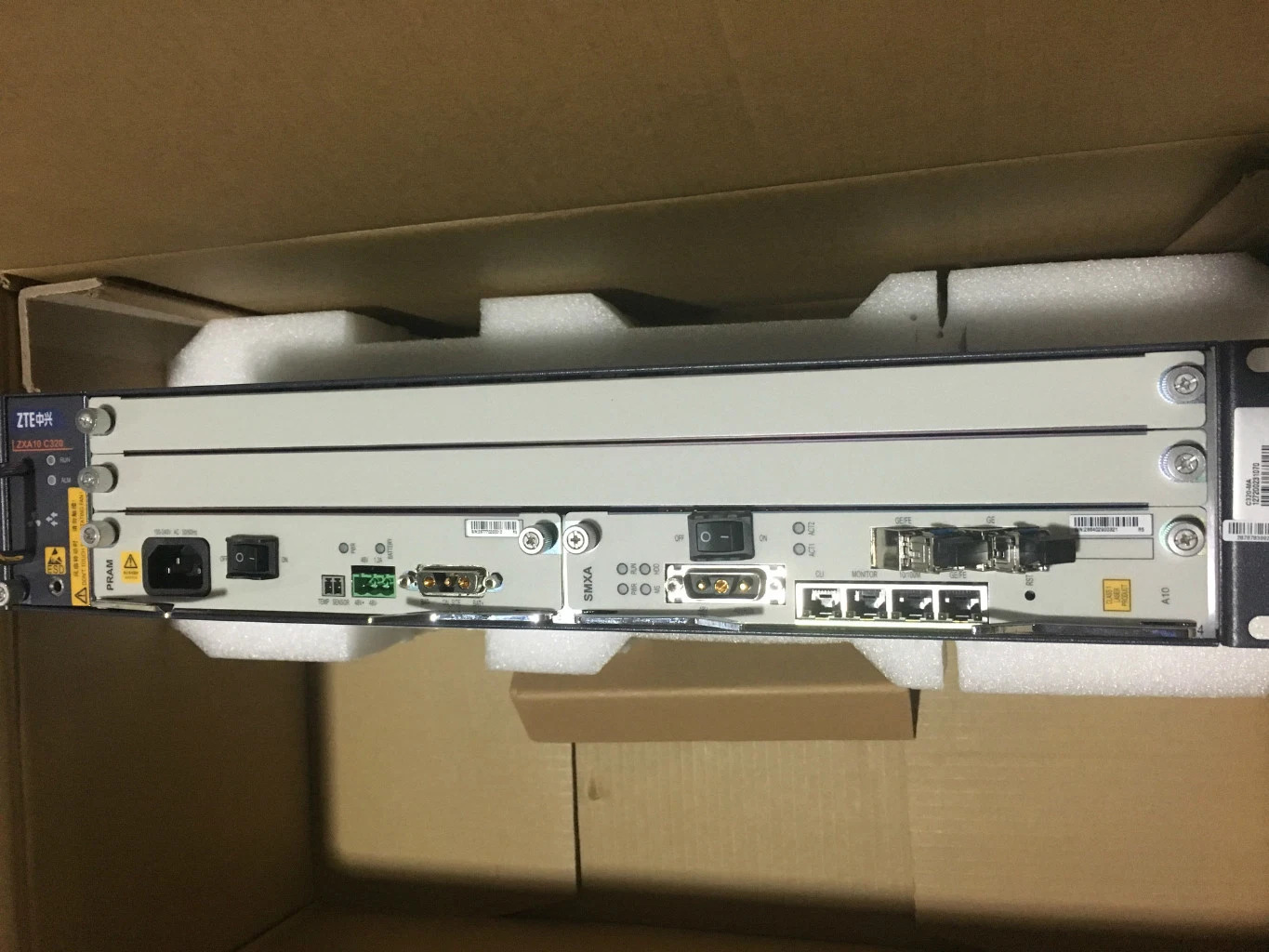 C320 GPON Olt con Gtgo Gtgh 8 puertos 16