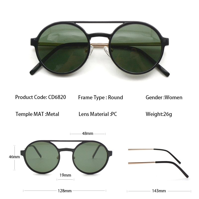 High quality/High cost performance  Unisex FDA Polarized Clip on Sunglasses with Green Lens