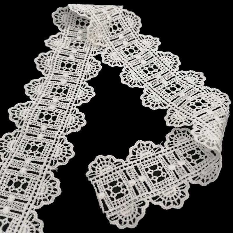 Hight Quality Polyester Embroidery Trimming Lace for Garment Accessories