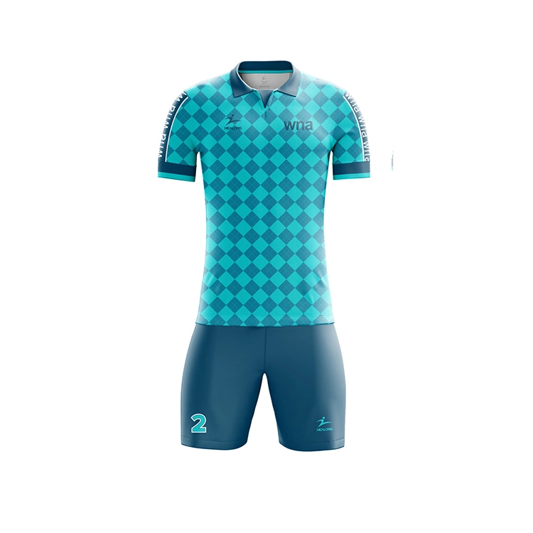 Mayorista/Proveedor de fábrica de nuevo diseño de camiseta de fútbol partido de Deportes de la sublimación personalizado Camiseta de fútbol de alta calidad para los hombres palo