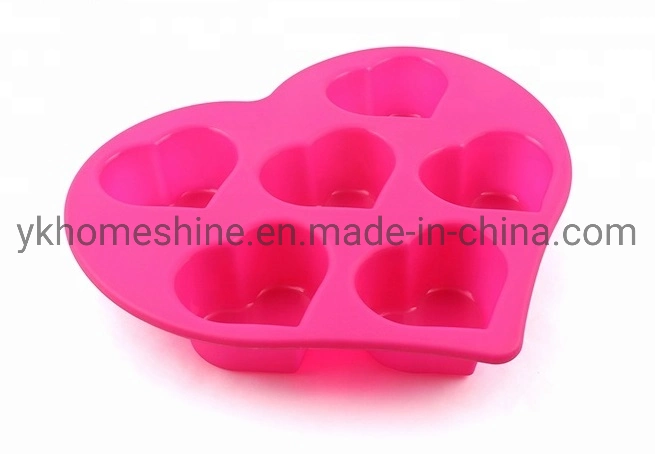 Lovely Heart Shape Silicone Cake Pan/Ice Cube Tray