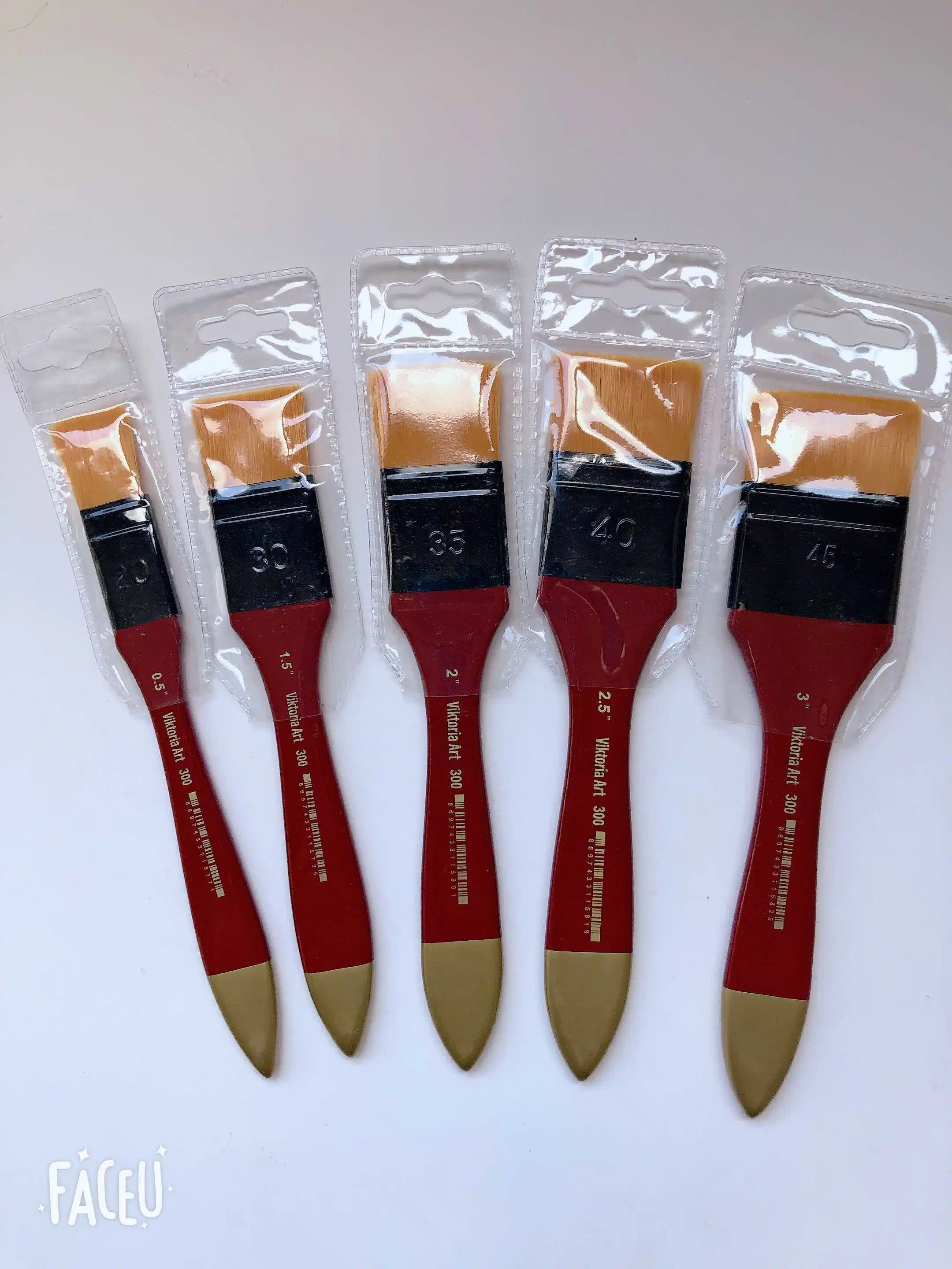 Painting Brush, Wooden Handle with High Quality Paint Brush for Artist Use