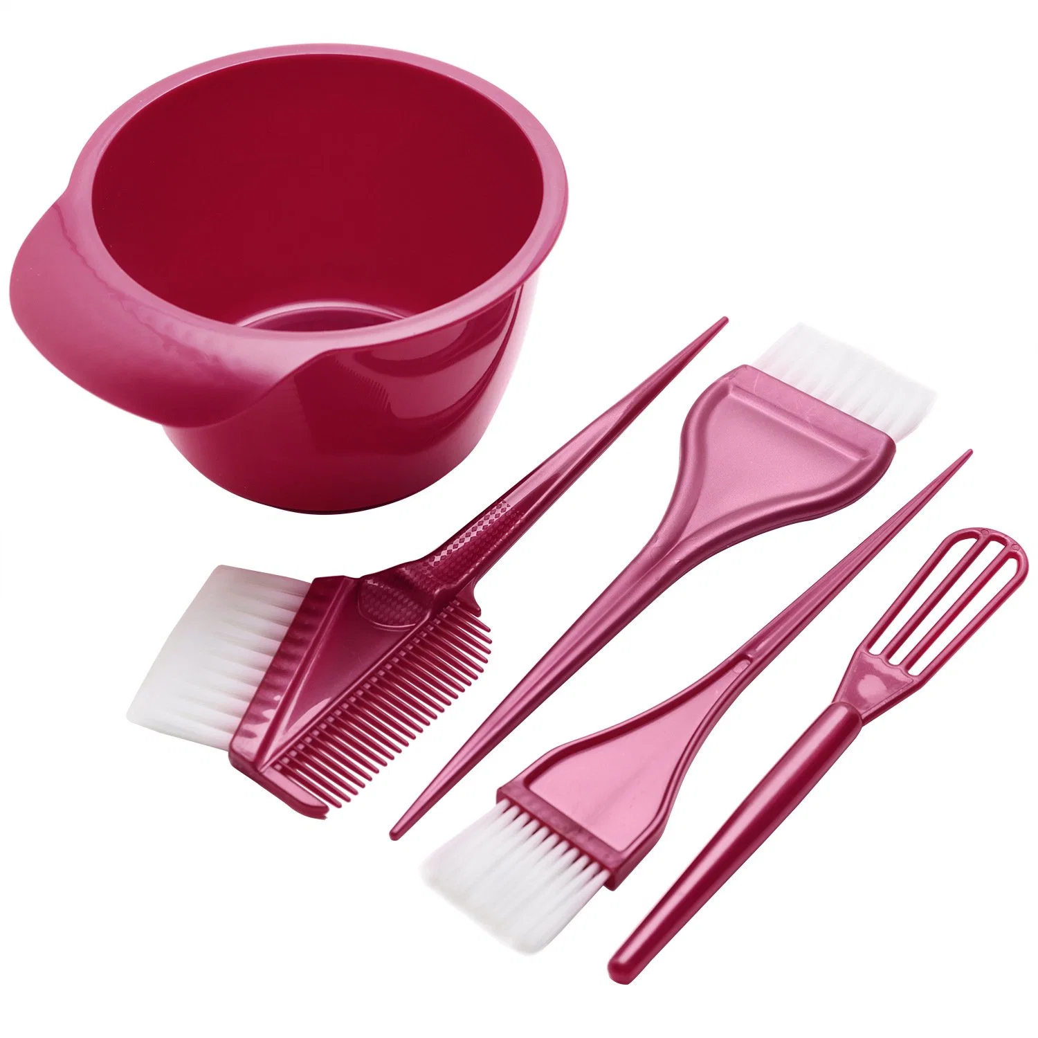 Mistura de cabeleireiro salão profissional de beleza Tint Taça de tingimento doseador tintura coloração esverdeada tigela para Barbeiro Hair Stylist Tool